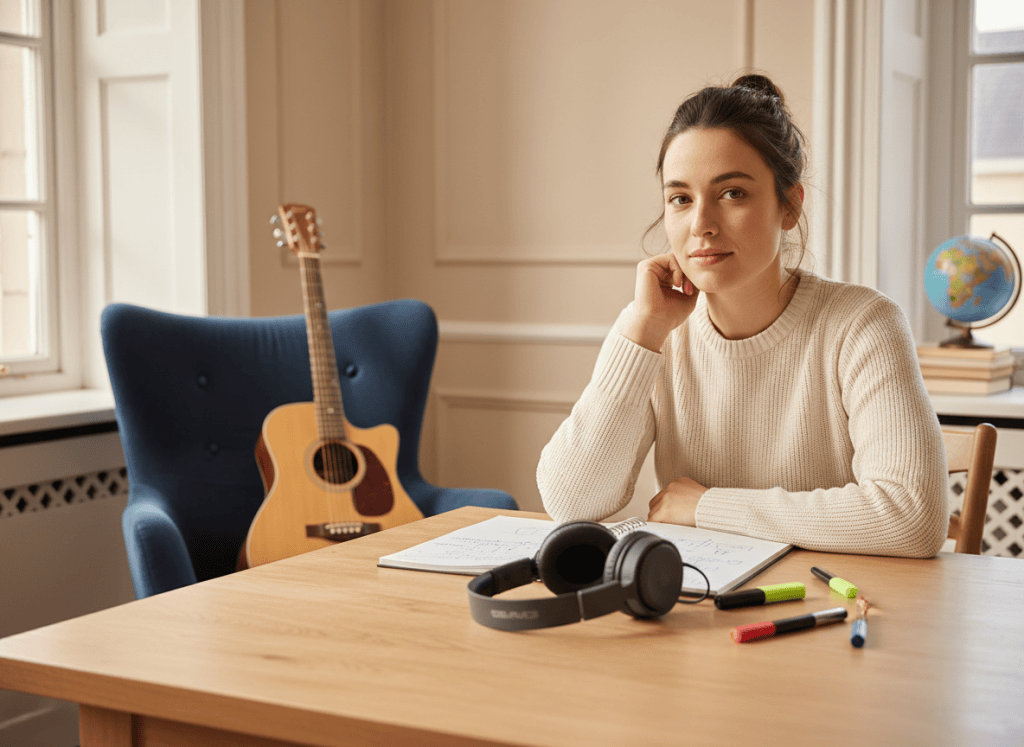 Ambiance chaleureuse autour de la musique, de la voix et des langues